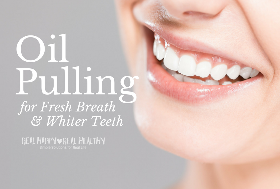 Oil Pulling for Whiter Teeth